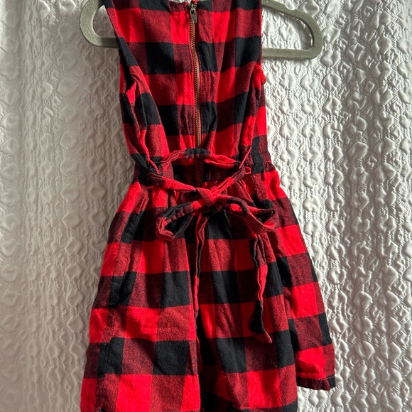 Carter’s Sleeveless Holiday Plaid Dress with Bow, Size 2T - Picture 5 of 5